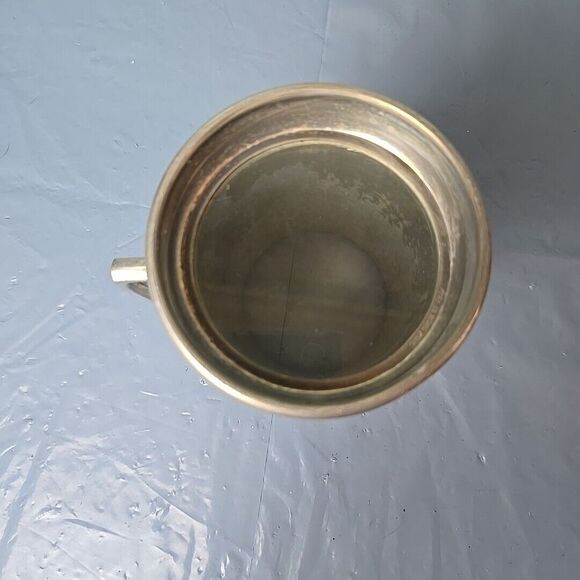 Vintage Playboy Bunny Tankard Aluminum Metal Stein Mug Glass Bottom Cup - Picture 5 of 5